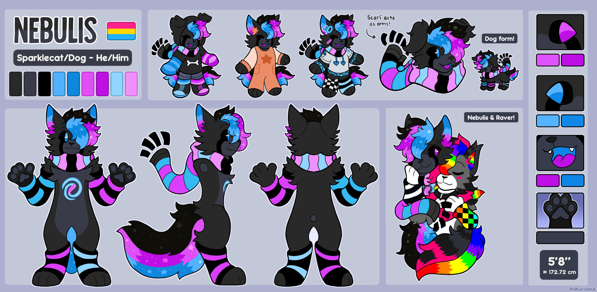 Nebulis - Reference Price: $120 Base Price ($90) + Chibi Outfit ($10) + Extra Halfbody ($20) = $120